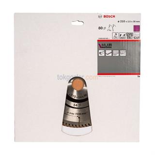 Bosch MultiMaterial 210x30 mm 80 Diş Daire Testere Bıçağı