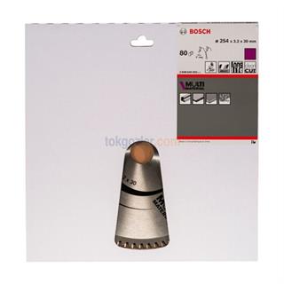 Bosch MultiMaterial 254x30 mm 80 Diş Daire Testere Bıçağı