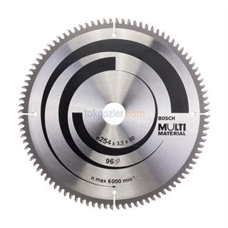 Bosch MultiMaterial 254x30 mm 96 Diş Daire Testere Bıçağı