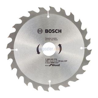Bosch Optiline Eco for Wood 190x30 mm 24 Diş Daire Testere Bıçağı