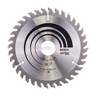 Bosch Optiline Wood 165x30/20 mm 36 Diş Ahşap İçin Daire Testere Bıçağı