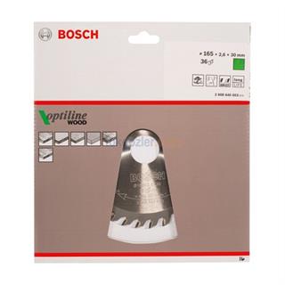 Bosch Optiline Wood 165x30/20 mm 36 Diş Ahşap İçin Daire Testere Bıçağı