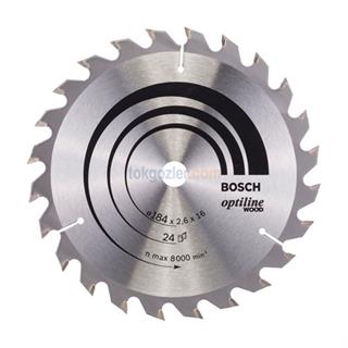 Bosch Optiline Wood 184x16 mm 24 Diş Ahşap İçin Daire Testere Bıçağı