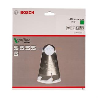 Bosch Optiline Wood 190x30 mm 16 Diş Ahşap İçin Daire Testere Bıçağı