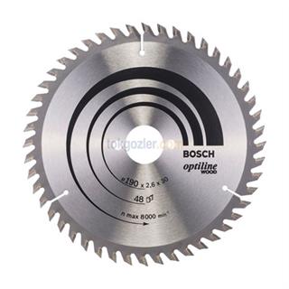 Bosch Optiline Wood 190x30 mm 48 Diş Ahşap İçin Daire Testere Bıçağı