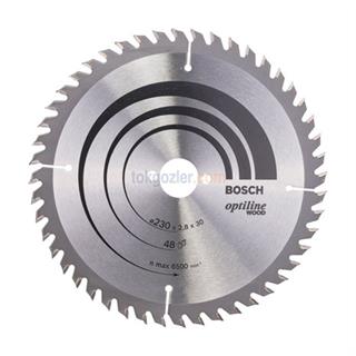 Bosch Optiline Wood 230x30 mm 48 Diş Ahşap İçin Daire Testere Bıçağı