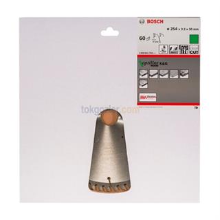 Bosch Optiline Wood 254x30 mm 60 Diş Ahşap İçin Daire Testere Bıçağı
