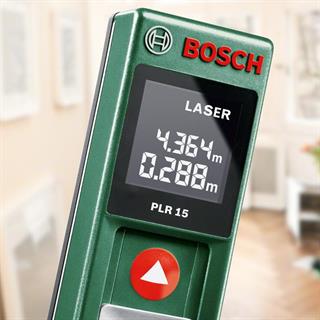Bosch PLR 15 Mini Lazermetre 15 mt. Dijital Uzaklık Ölçme