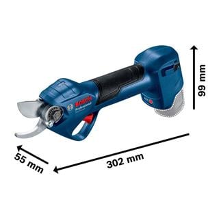 Bosch Pro Pruner Çift Akülü Bahçe ve Dal Budama Makası 12V 2.0Ah Şarj Cihazlı