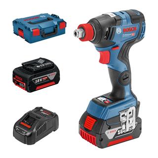 Bosch Profesyonel GDX 18V-200 C 2x5.0Ah Çift Akülü Darbeli Vidalama ve Somun Sıkma Sökme Makinesi Kömürsüz Motorlu