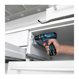 Bosch Profesyonel GSB 12V-15 2 Ah Çift Akülü Darbeli Delme/Vidalama - L-boxx Çantalı