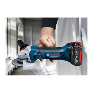 Bosch Profesyonel GWS 18-125 V-LI 4 Ah Çift Akülü Taşlama - L-boxx Çantalı