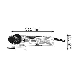 Bosch Profesyonel GWX 19-125 S X-Lock Özellikli Avuç Taşlama Makinesi 1900 Watt 125 mm