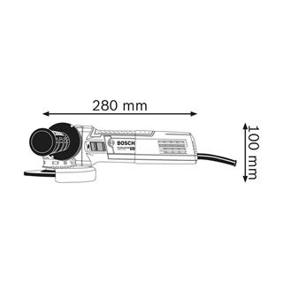 Bosch Profesyonel GWX 750-115 X-Lock Özellikli Avuç Taşlama Makinesi 750 Watt 115 mm