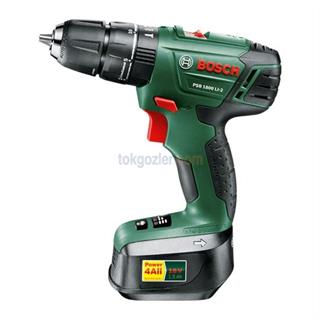 Bosch PSB 1800 LI-2 1,5 AH Akülü Darbeli Delme/Vidalama Makinesi (Çift Akü)