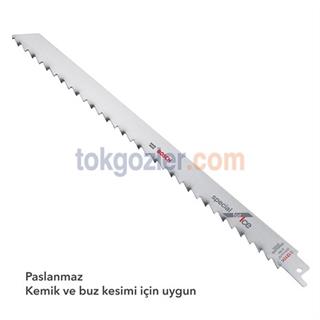 Bosch S 1211 K Paslanmaz Tilki Kuyruğu Bıçağı - Kemik ve Buz Kesme 1 Adet