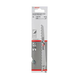 Bosch S 617 K Basic for Wood 2li Ahşap Tilki Kuyruğu Bıçağı