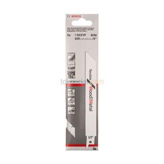 Bosch S 922 VF Flexible for Wood and Metal 5li Ahşap ve Metal Tilki Kuyruğu Testere Bıçağı