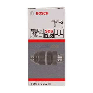 Bosch SDS-Plus - 1.5-13 mm Mandren GBH 2-26DFR Adaptörlü Anahtarsız Uç Takma Mandreni