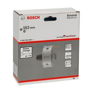 Bosch Sheet Metal Panç - Delik Açma Testeresi 152 mm