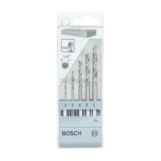 Bosch Spiral Ahşap Matkap Ucu Set 2-6 mm 1/4