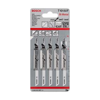 Bosch T 101 AIF Clean for Hard Wood 5li Ahşap İçin Dekupaj Testeresi Bıçağı