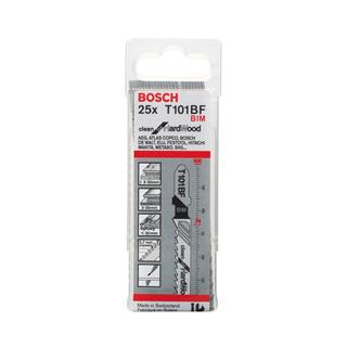 Bosch T 101 BF Clean for Hard Wood 25li Ahşap İçin Dekupaj Testeresi Bıçağı