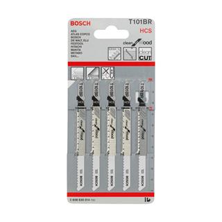 Bosch T 101 BR Clean for Wood 5li Ahşap İçin Dekupaj Testeresi Bıçağı