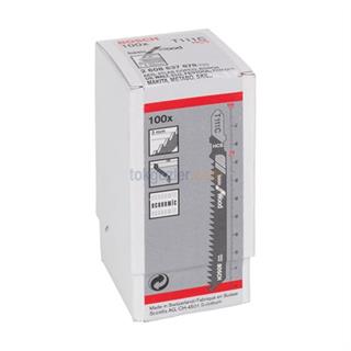 Bosch T 111 C Basic for Wood 100lü Ahşap İçin Dekupaj Testeresi Bıçağı