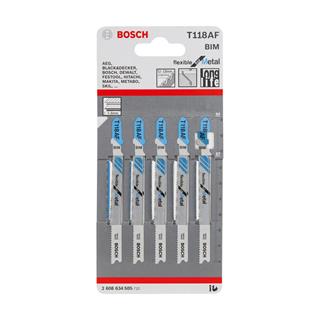 Bosch T 118 AF Flexible for Metal 5li Metal İçin Dekupaj Testeresi Bıçağı