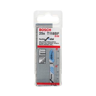 Bosch T 118 BF Flexible for Metal 25li Metal İçin Dekupaj Testeresi Bıçağı