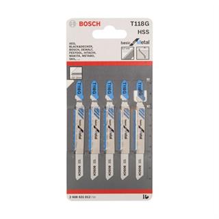 Bosch T 118 G Basic for Metal 5li Metal İçin Dekupaj Testeresi Bıçağı