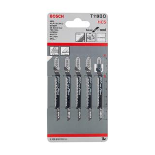 Bosch T 119 BO Basic for Wood 5li Ahşap İçin Dekupaj Testeresi Bıçağı