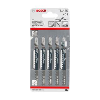 Bosch T 144 D Speed for Wood 5li Ahşap İçin Dekupaj Testeresi Bıçağı