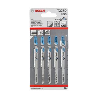 Bosch T 227 D Special for Alu 5li Metal Alüminyum Dekupaj Testeresi Bıçağı