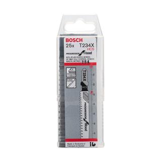 Bosch T 234 X Progressor for Wood 25li Ahşap İçin Dekupaj Testeresi Bıçağı
