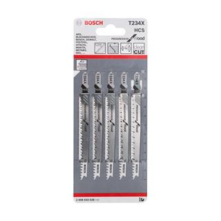 Bosch T 234 X Progressor for Wood 5li Ahşap İçin Dekupaj Testeresi Bıçağı