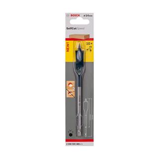 Bosch Yassı Freze Matkap Ucu Self Cut Speed Altıgen 14x152 mm