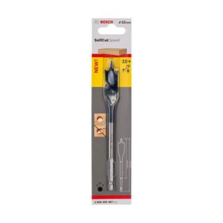 Bosch Yassı Freze Matkap Ucu Self Cut Speed Altıgen 16x152 mm