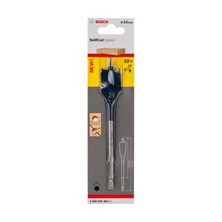 Bosch Yassı Freze Matkap Ucu Self Cut Speed Altıgen 24x152 mm