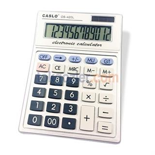Caslo CS-420L Masaüstü Tipi Hesap Makinesi 12 Haneli