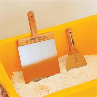 Dekor 10 cm Macun Ispatulası (004) Ahşap Saplı