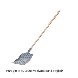 Duyar 757 Metal Uçlu Plastik Kar Küreği Gri Sapsız