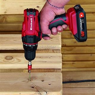 Einhell TC-CD 18-2 Li (2x1.3 Ah) Çift Akülü Vidalama 18 Volt 1.3 Ah