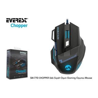 Everest SM-770 Chopper Usb Siyah Oyun Gaming Oyuncu Mouse