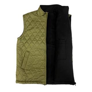 Haki Polar Astarlı Kapitone Yelek - XL