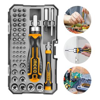 İngco HKSDB0558 55 Parça Bits Tornavida Seti