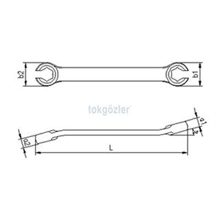 İzeltaş 0540 Rekor Anahtar 17x19 mm