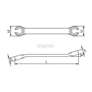İzeltaş 0540 Rekor Anahtar 8x10 mm