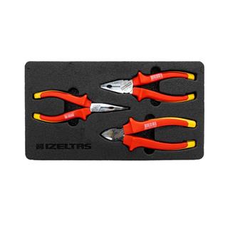 İzeltaş 1000V İzoleli VDE Elektrikçi 160 mm Pense Seti 3 Parça